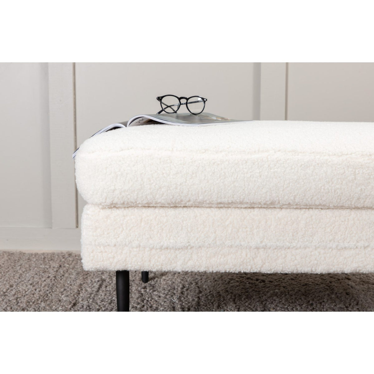 Boom Pall Svart, Polyester teddy