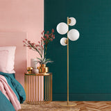 Tlemcen (33 x 162 cm) Guld Golvlampa
