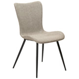 Medusa Stol Pebble Earth Bouclé, Black