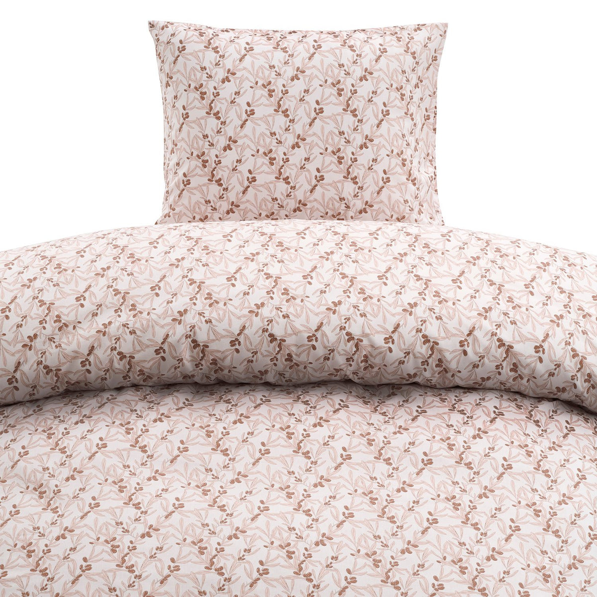 2-Dels Set Havtorn Peach Påslakanset Enkelsäng