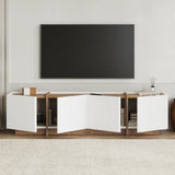 Victoria TV-bänk Vit Atlantic Pine