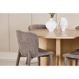 Strada, Astoria Oval matgrupp Brun, Vitputsad, 4st