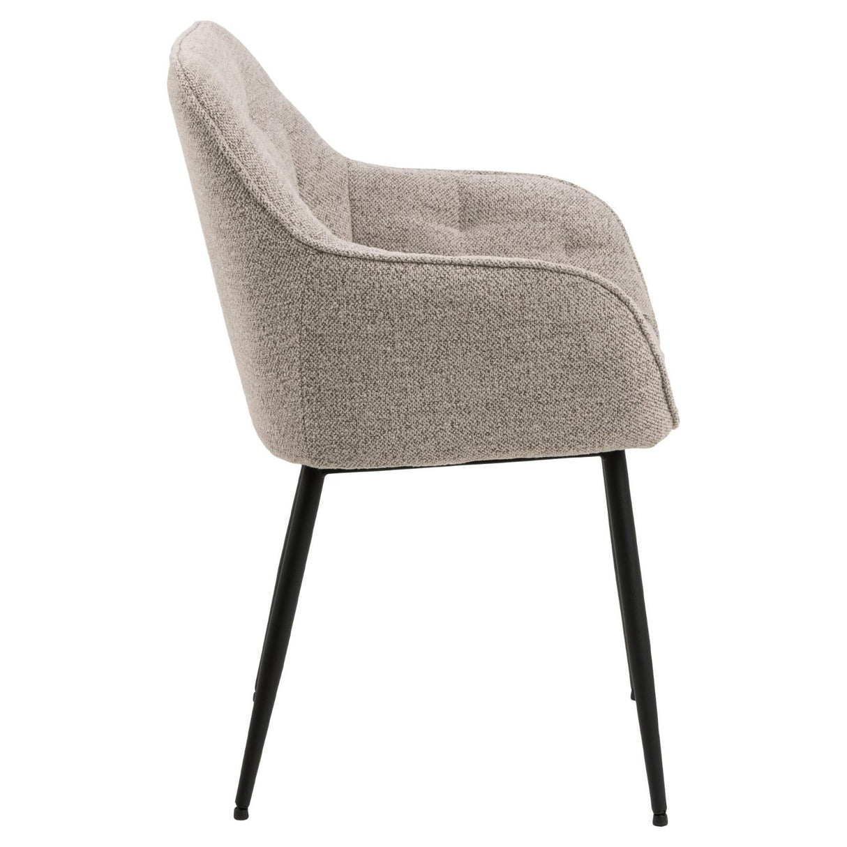 Toulon Matstol med Armstöd Sits Monza tyg Beige