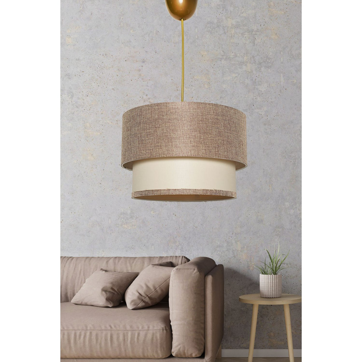 Mahón (33 x 24 cm) Beige kräm Krona