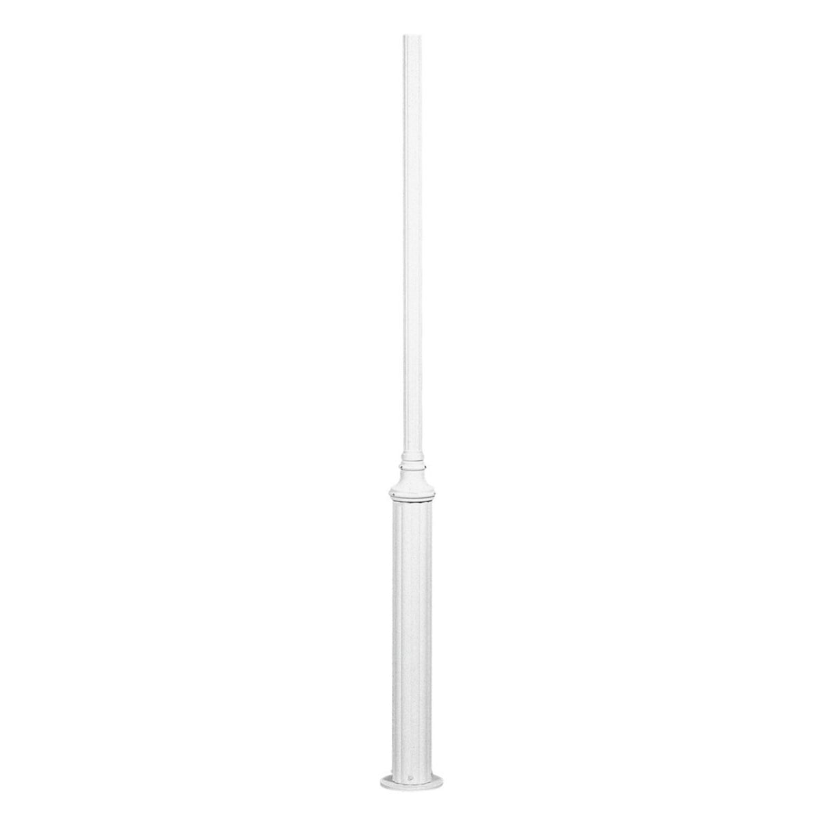 Draco 200 cm Belysningsstolpe Vit