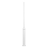 Draco 200 cm Belysningsstolpe Vit