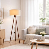 Surabaya (20 x 120 x 6 cm) Golvlampa Beige
