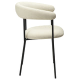 Plenti Stol Bone White, Black