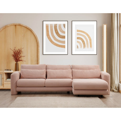 Essaouira hörn (290-165 x 97 x 73 cm) Hörnsoffa Rosa