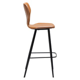 S.I.T Barstol Vintage Light Brown Art.Leather 80 cm