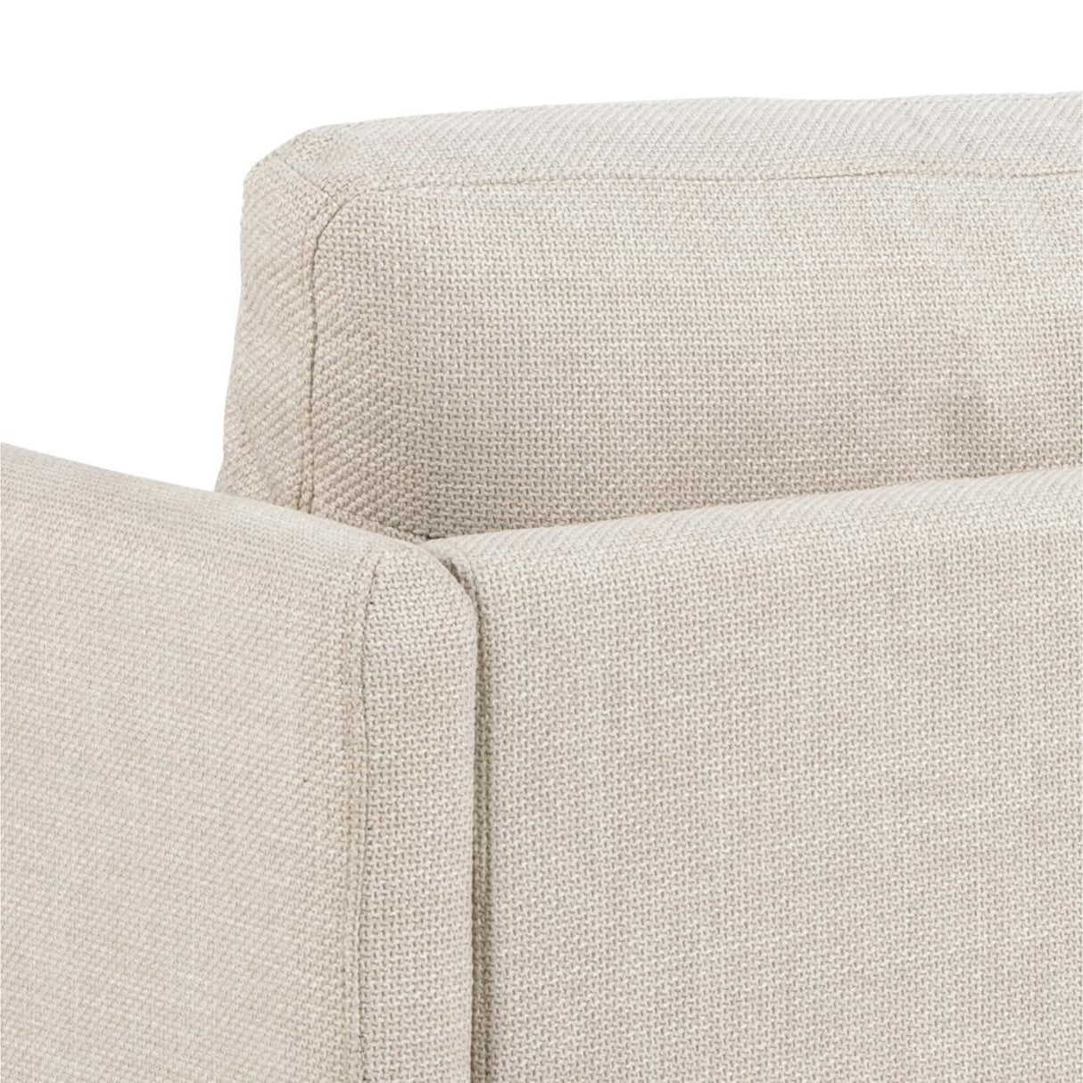 Milly 2-sits med schäslong Basel tyg Beige 24