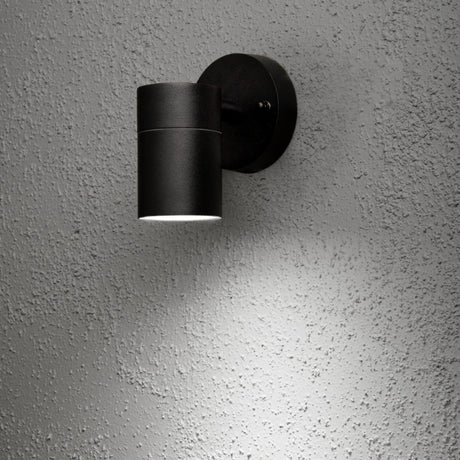 Modena GU10 Ned Vägglampa Ute Svart