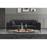 Astana 3-sits (222 x 90 x 80 cm) 3-sits bäddsoffa Antracit