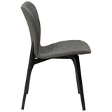 Paragon Stol Pebble Grey Bouclé, Black Ash