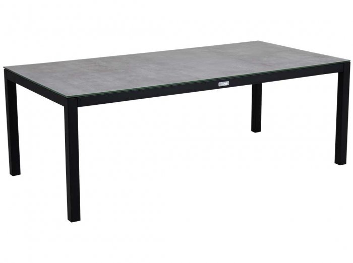 Belfort Soffbord 140x70 cm Svart/Grå