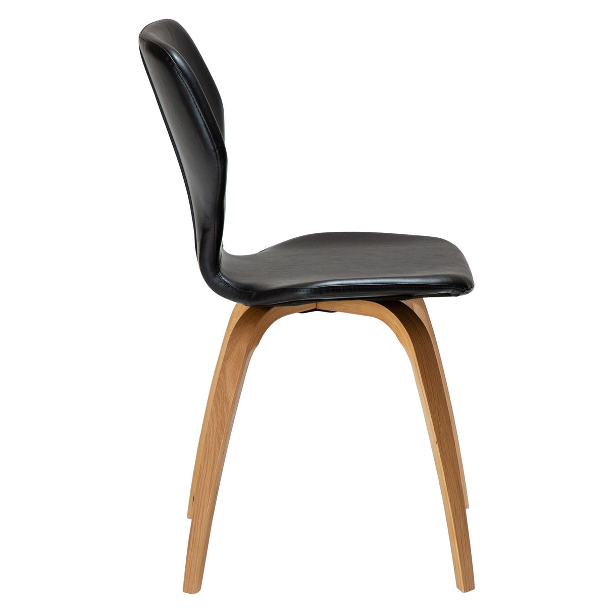 S.I.T Stol Vintage Black Art.Leather, Oak