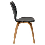 S.I.T Stol Vintage Black Art.Leather, Oak