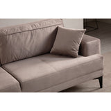 Harare 3-sits (234 x 100 x 78 cm) 3-sitssoffa Beige