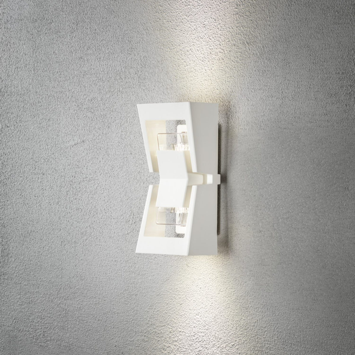 Potenza GU10 Vägglampa Ute Vit, 30 cm