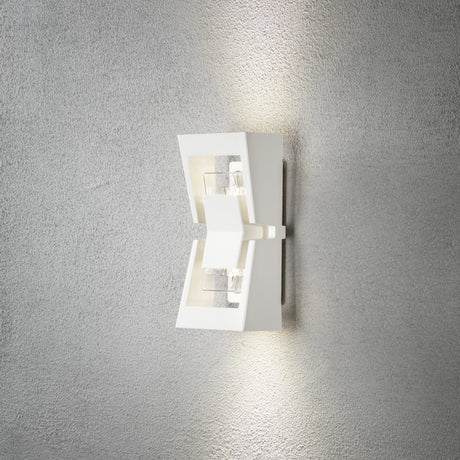 Potenza GU10 Vägglampa Ute Vit, 30 cm