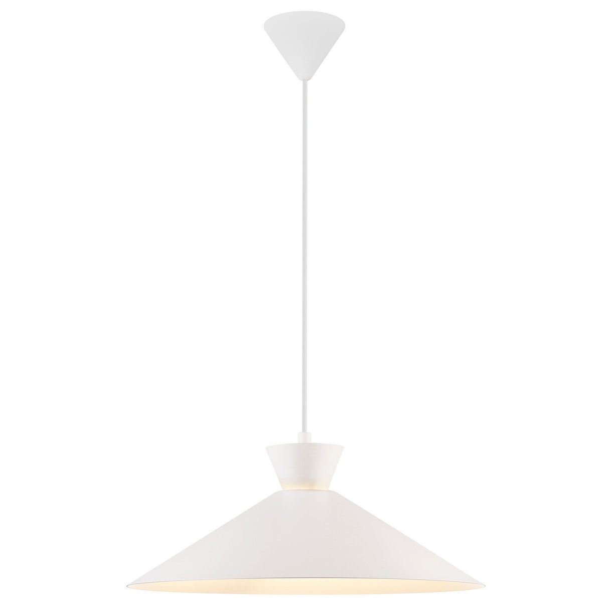 Dial Taklampa 45 cm, Vit