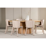 Stjärnö, Astoria Oval matgrupp Beige, Natur, 200 x 90