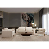 Tallinn (215 x 97 x 73 cm) 3-sitssoffa Creme
