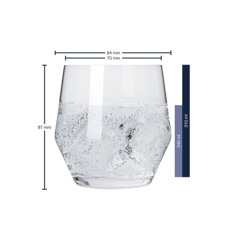 Wh 310ml puccini 6-pack Tumblerglas