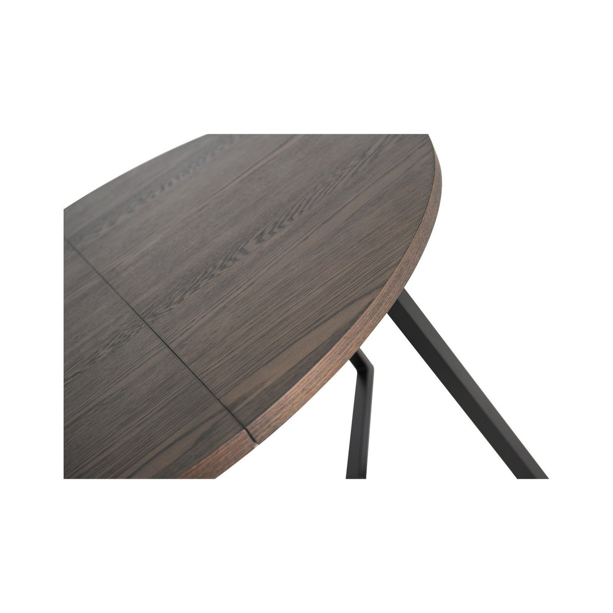 Röa inkl 2 Tillägg Ø120 - 200 cm Matbord Brun