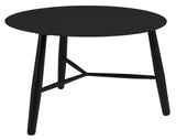 Vannes Soffbord 75 cm Rund Svart