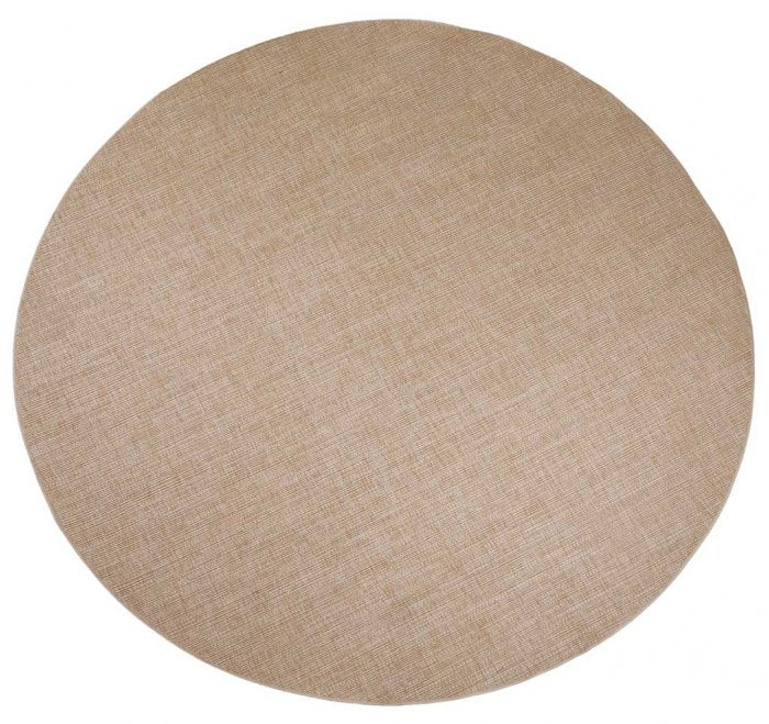 Averio Utomhusmatta Rund Beige