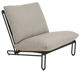 Blixt Fåtölj Svart/Beige