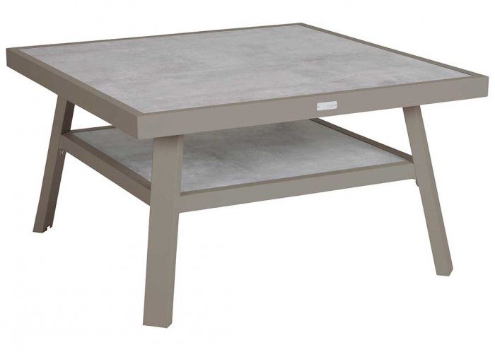 Samvaro XL Soffbord 90x90 cm Khaki