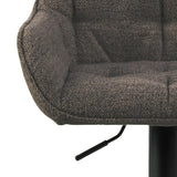 Toulon Barstol Trumpetbas Monza tyg Taupe