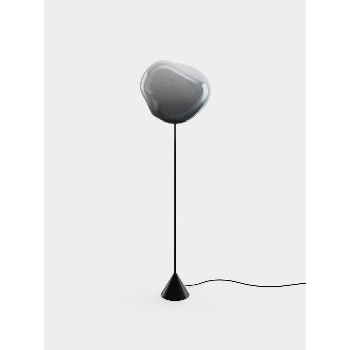 Melt Cone Slim Golvlampa Nickel