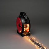 med Sladdvinda Cluster LED Svart Kabel Ljusslinga Ute 13.18m, Amber