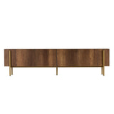Carlito TV-bänk Walnut Gold