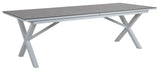 Hillmond Bord 100x238-297 cm Vit/Cement Laminat