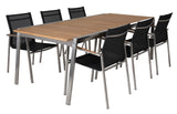 Naos Matgrupp 100x220-320 cm ink 6st Naos Karmstolar Rostfritt/Teak