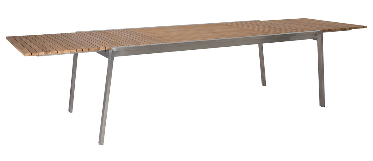 Naos Matbord 220-320 cm Rostfritt / Teak