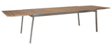Naos Matbord 220-320 cm Rostfritt / Teak