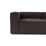 Fora (296 x 66 x 185 cm) Hörnsoffa Mörkbrun
