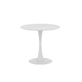 Hamden Runt matbord Vit, 80