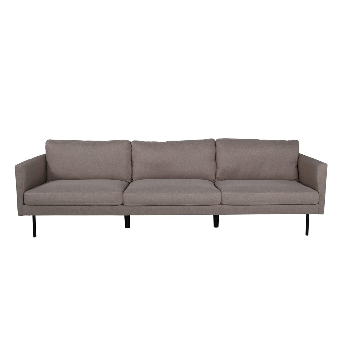 Zoom 3-sitssoffa Brun, Polyester