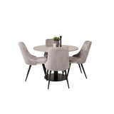 Razzia, Velvet Deluxe Rund matgrupp Svart