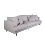 Sofia 3-sitssoffa Beige, Polyester manchester