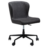 Glam Kontorsstol Raven Black