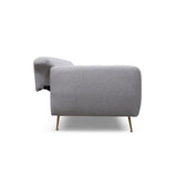 Sevilla 3-sits (214 x 98 x 85 cm) 3-sits bäddsoffa Grå