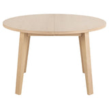 Arendal Matbord 75x220x120 cm Vitpigmenterad Ek