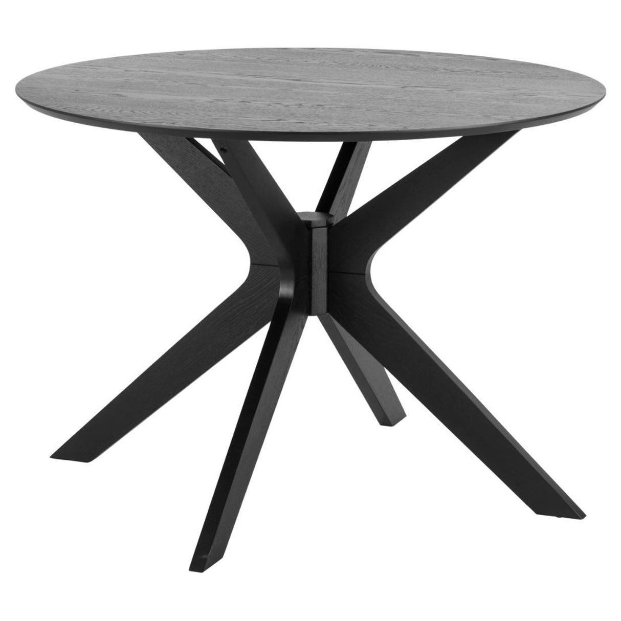 Duncan Matbord 75x105x105 cm Svart